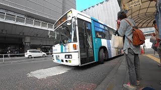 西鉄バス北九州 22番 西鉄黒崎バスセンター行き 小倉駅バスセンター 乗車 車椅子