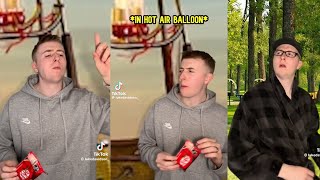 LUKE DAVIDSON FUNNY Compilation №228 / friends in hot air baloon