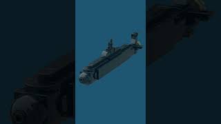 #Shorts LEGO Akula-Class Submarine MOC Speed-Build Animation