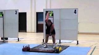 World Record Snatch 2010 in Finland RGSI Morozov Igor 198 reps 32 kg 2010