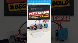 ESP32 Temperature and Humidity Sensor Project#arduino #electronics #engineering #esp32