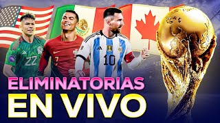 🔴 ELIMINATORIAS CONMEBOL, CONCACAF Y UEFA EN VIVO: Previa, Alineaciones y Detalles minuto a minuto