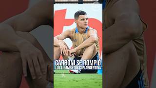 Valentin Carboni se rompió los ligamentos cruzados 😱