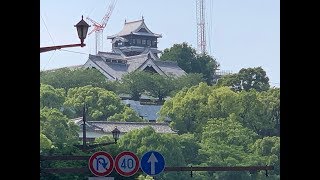 熊本空港から熊本城までのタクシー車窓動画