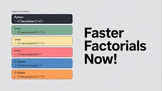 3 Python Factorial Hacks: From Slow Recursion to C‑Speed | Latest 2025 Update
