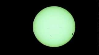 2012年6月6日　金星の太陽面通過（日面通過）