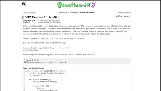 Java Practice It || 6.1 boyGirl || file processing, scanner, method, Math.abs, while loop, if else