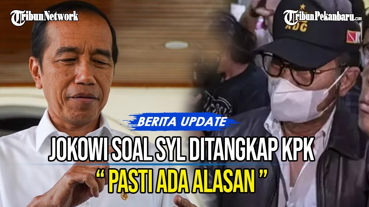 JOKOWI RESPON Soal KPK Tangkap Dan Borgol Syahrul Yasin Limpo Terkait ...