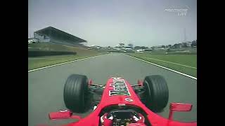 2005 Interlagos GP FP4 - Schumacher Onboard