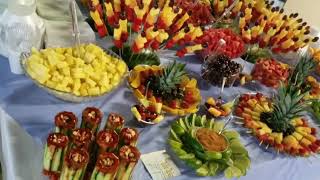 Mesa de fruta/ Para eventos/ Fruit table displays