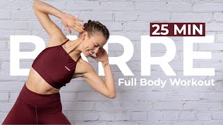 25 MIN FULL BODY WORKOUT - Standing Barre Workout (No Equipment)