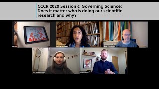 Governing Science: Does it matter who is doing our scientific research and why? #CCCR2020 session