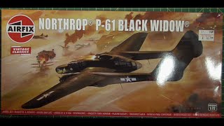 Airfix 1/72nd scale Northrop P61 Black Widow