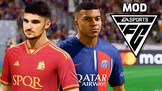 PSG vs AS Roma | Ultra Realistic Gameplay & Graphics MOD Season 23/24