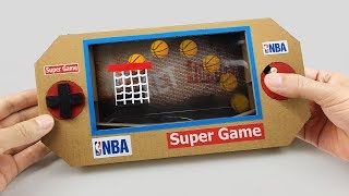 How to Make Mini Basketball Game from Cardboard
