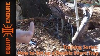 How to Set up a Double Snare Trap for Wilderness Survival by Equip 2 Endure