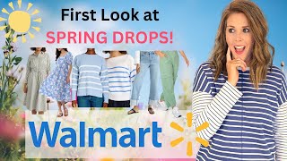 *FIRST LOOK* Women's Spring Walmart Clothes!! The colors are getting lighter and brighter #walmart