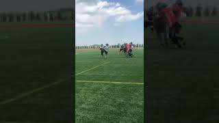 WHAT AN INSANE TACKLE FROM BRO 🦾(Abimden adam bayıltan tackle) #shorts #youtube #nfl #viral