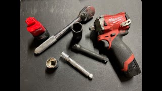 Hands Down, The Best IMPACT WRENCH: The MILWAUKEE M12 FUEL STUBBY 1/2\