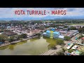 Drone Kota Turikale di Kabupaten Maros Sulawesi Selatan 2021, Melihat Kota dari Udara