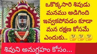 ఒకొక్కసారి శివుడు మనము అడిగింది ఇవ్వకపోవడం కూడా మన రక్షణ కోసమే ఎందుకు..?||@SanviTejusWorld ||