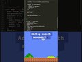 Code Super Mario in 1 minute!