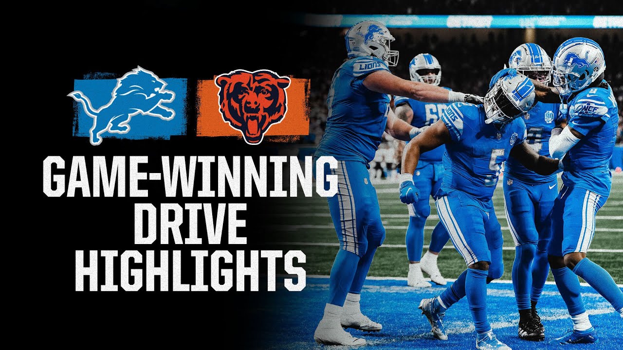 Detroit Lions Score 17 Points In 2:37 To Beat The Chicago Bears | Game ...