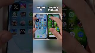 iPhone 15 vs Pixel 8a ⚡ Underdog Surprise? 📲 #shorts