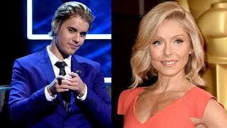 Kelly Ripa Says Justin Bieber's Crush on Her Is 'A Cry For Help'