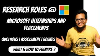 Microsoft Research Internship and Full Time | Entire Process | Rounds | No DSA , Only Development? 🤔