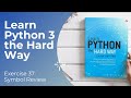 Learn Python 3 The Hard Way - Exercise 37: Symbol Review