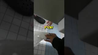 Fake Poop Prank In Public Bathroom! (GONE WRONG)