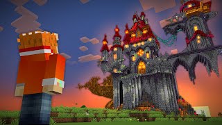 J'ai Construit ce Château afin de Piéger mon Ami sur Minecraft..