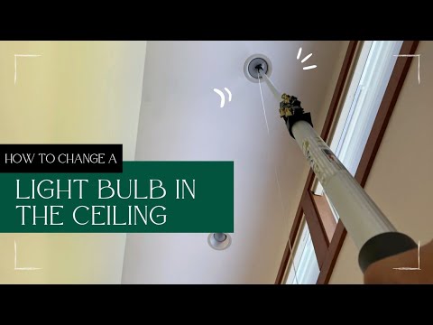 How To Change A Light Bulb In The Ceiling Youtube