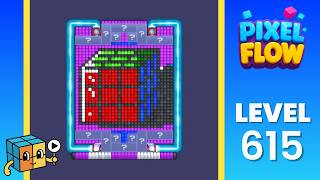Pixel Flow Level 615 (Very Hard) Solution Walkthrough - Rubik's Cube