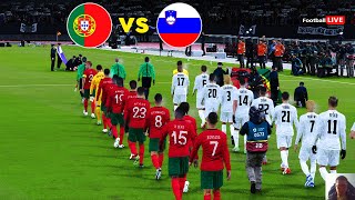 Slovenia vs Portugal | Friendly 2024 | Full Match All Goals | Ronaldo vs | PES Gameplay PC