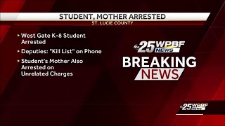 St. Lucie County student arrested for making 'kill list'