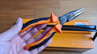 UNBOX: Truper Expert Pinza de Punta y Corte Comfort Grip - Long Nose Pliers