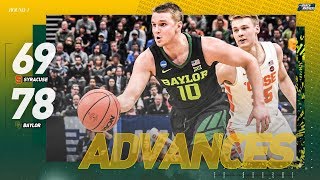 Syracuse vs. Baylor: First Round NCAA Tournament extended highlights