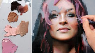 OIL PAINTING PROCESS || The Fearless Artist