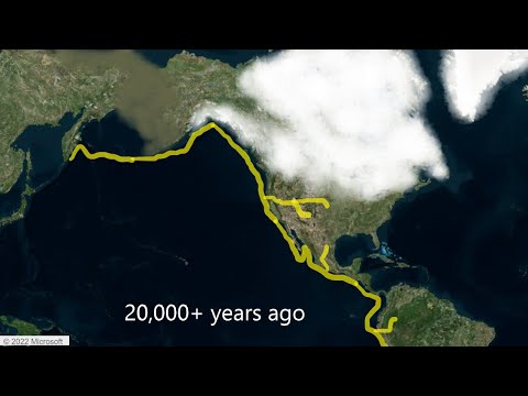 Why did the land bridge disappear?
