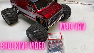 Kyosho Mad Van VE brushless upgrades part 1 shocks