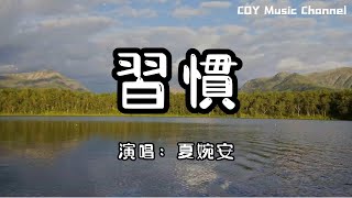 【1小時循環版本】夏婉安 - 習慣『已習慣一個人的自話和自說』（動態歌詞/Lyrics Video/無損音質/4k）