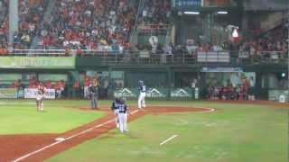 20130404 Manny ramirez 義大犀牛首轟  中職 No.7000 HR