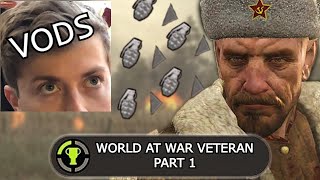 Snamwiches dies a lot in the Call of Duty: WaW Veteran Campaign | Part 1