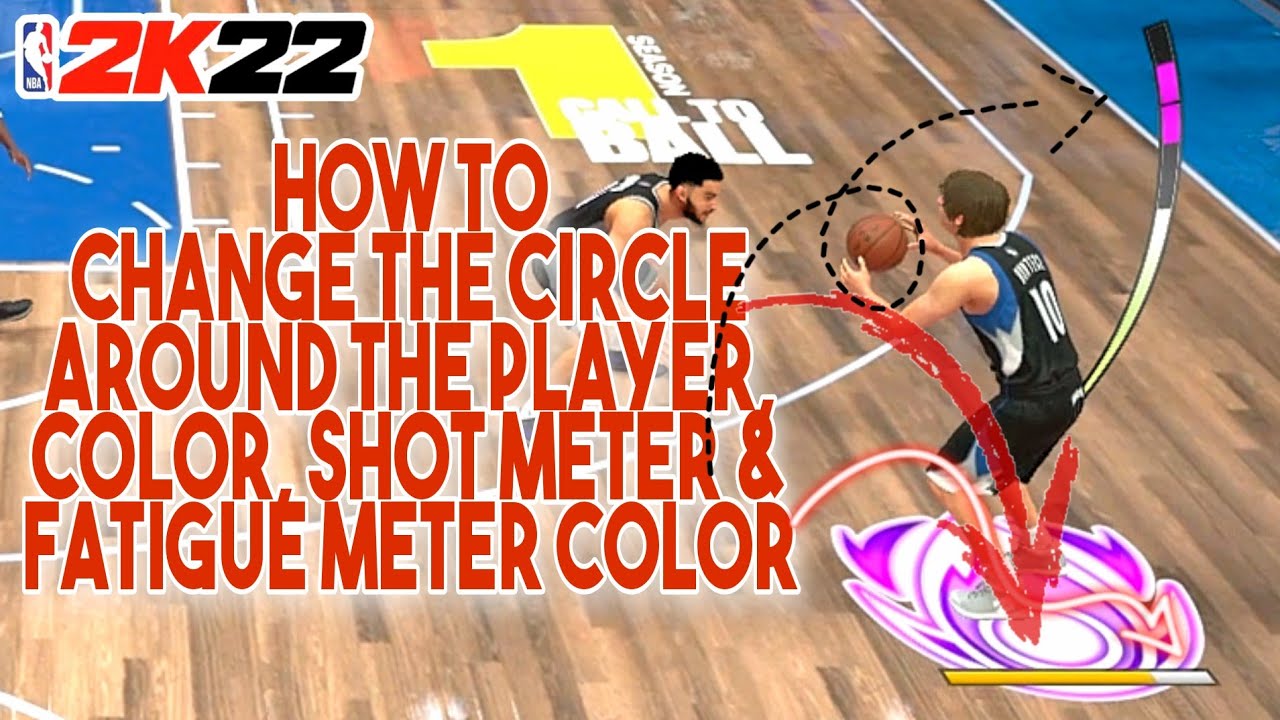 HOW TO CUSTOMIZE THE PLAYER INDICATOR, COLOR/ SHOT METER COLOR AND ...