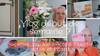 Vlog début de semaine 7 - Recettes JOW, Haul Action, Peinture par Numéro, Marche active et Picard !