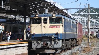 5087ﾚ EF65 2081新 京都駅通過