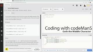 Codewars 7 kyu Get the Middle Character JavaScript