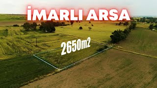 (SATILDI) TEKİRDAĞ/MALKARA/KARACAGÜR MAHALLESİ'NDE 2650 M2 TEK TAPU İMARLI ARSA